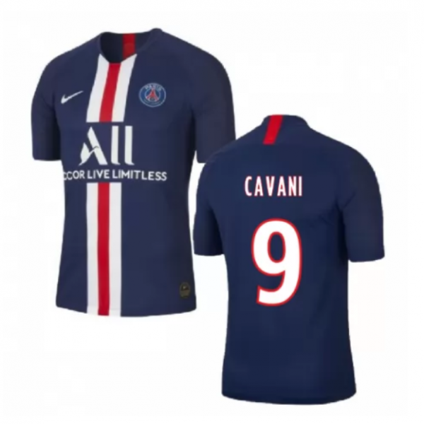 daar ben ik het mee eens gokken Oriëntatiepunt Paris Saint-Germain Home Jersey 19/20 # 9 Edinson Cavani