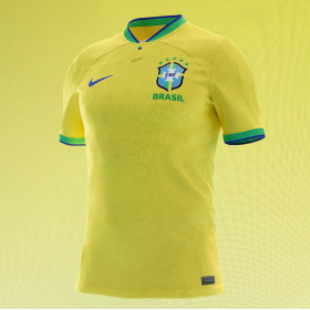 2022 World Cup  Brazil Men Home Jersey(Customizable)