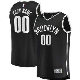 NBA Brooklyn Nets 22/23 Black Fast Break Custom Replica Jersey Icon Edition