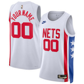 NBA Brooklyn Nets Unisex 22/23 Custom Swingman Jersey Classic Edition White