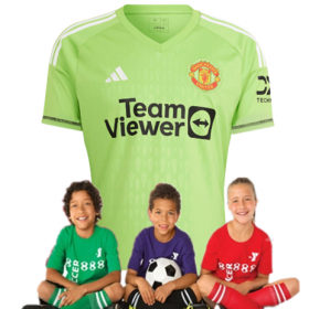 Kid's Manchester United Goalkeeper Suit 23/24(Customizable)